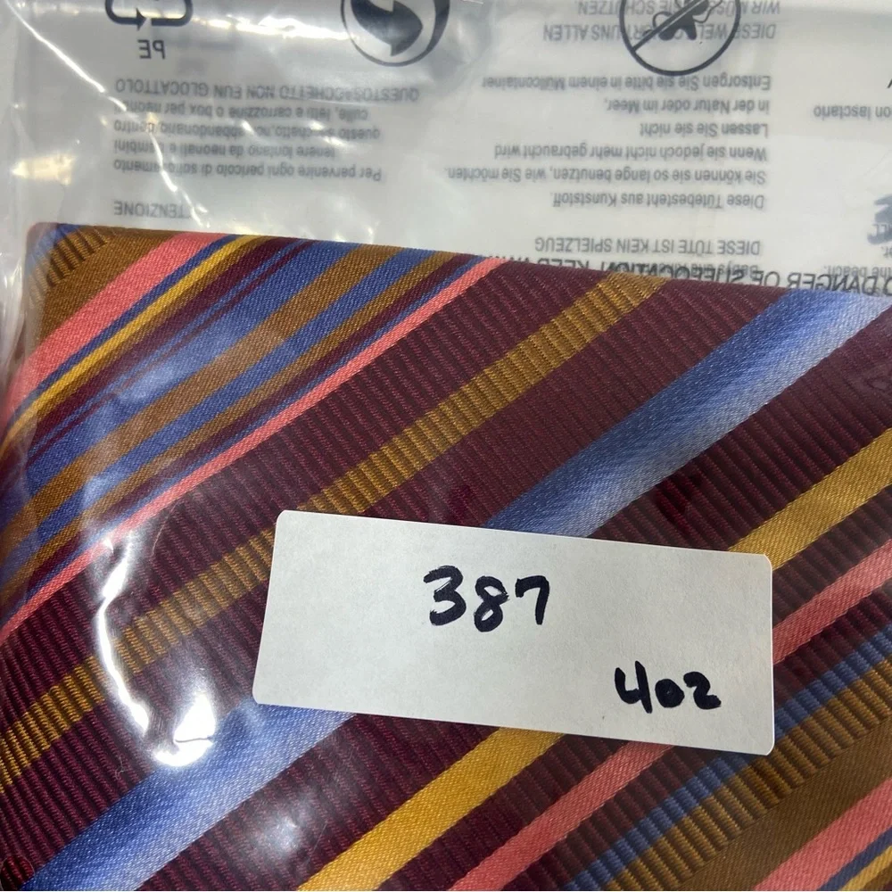 Robert Talbott Best Of Class Men’s Striped Tie Office Holiday Hand Seen Silk